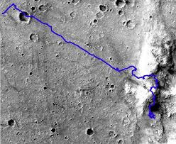 Path planning on Mars