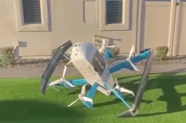 Amazon Drone Crash Lands in Arizona Apartment Complex cover
