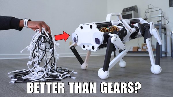 I Built a Robot Dog Using... Rope? cover