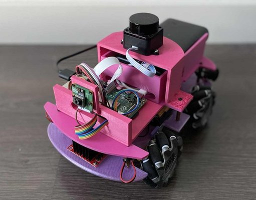 Just1 - An Open-Source Autonomous Mecanum Wheel Robot cover