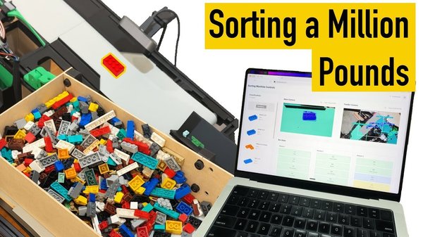 A machine to sort a million pounds of LEGO cover