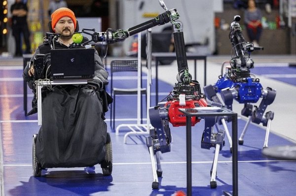 Beyond Cybathlon: on-demand quadrupedal assistance for people with limited mobility cover