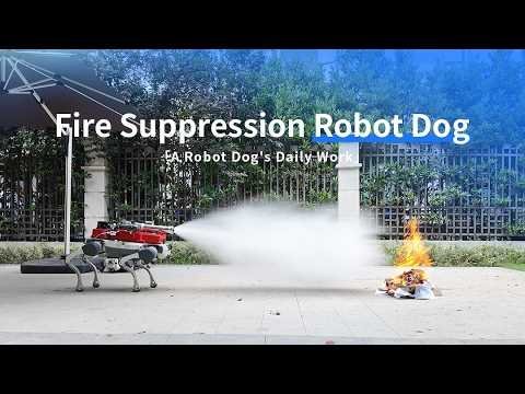 Robot Dog Extinguishes Fires cover