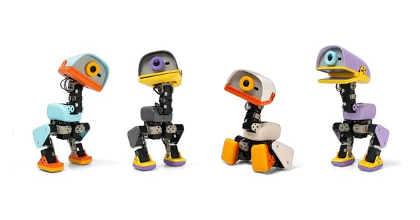 Microduck - A tiny biped robot you can teach new tricks cover