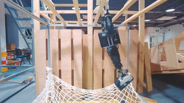 SwingBot: Learning Whole-Body Brachiation for Humanoid Robots cover